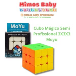 Cubo Mágico Semi Profissional 3X3X3 Moyu