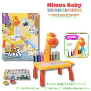 Lousa Mágica Mesinha C/ Projetor Girafinha