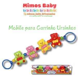 Mobile para Carrinho Ursinhos