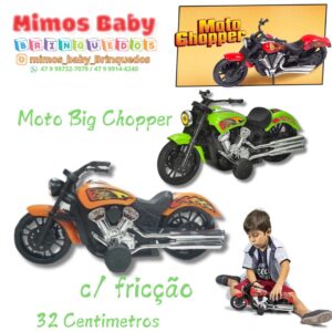 Moto Big Chopper c/ fricção 32 Centimetros