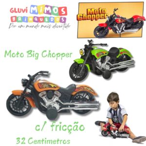 Moto Big Chopper c/ fricção 32 Centimetros