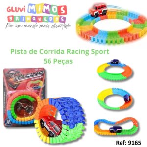 Pista de Corrida Racing Sport 56 Peças
