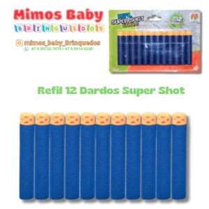 Refil 12 Dardos Super Shot