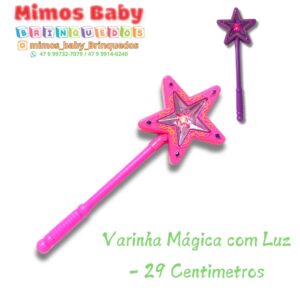 Varinha Mágica com Luz  – Wellkids - 29 Centimetros
