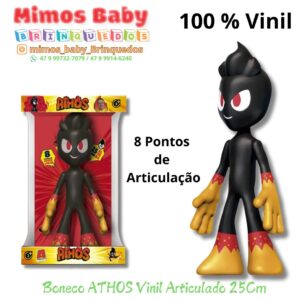 Boneco ATHOS Vinil Articulado 25Cm