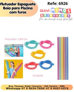 Flutuador Espaguete Boia para Piscina