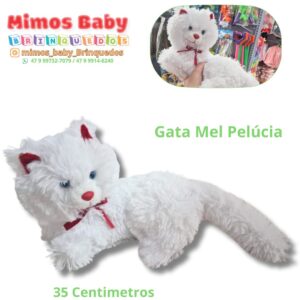 Gata Mel Pelúcia 35 Centimetros
