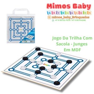 Jogo Da Trilha Com Sacola - Junges - Em MDF