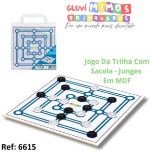 Jogo Da Trilha Com Sacola - Junges - Em MDF
