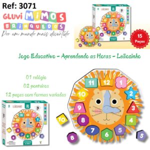 Jogo Educativo - Aprendendo as Horas - Leãozinho