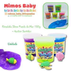 Kimeleka Slime Fundo do Mar 180g - Acrilex