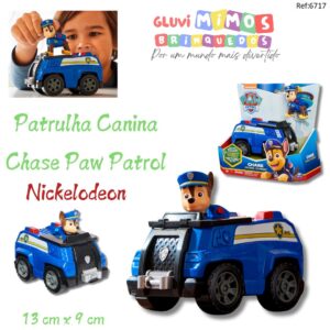 Patrulha Canina Chase  Paw Patrol 13 cm x 9 cm Nickelodeon
