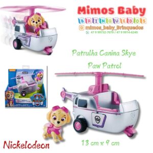 Patrulha Canina Skye  Paw Patrol 13 cm x 9 cm Nickelodeon