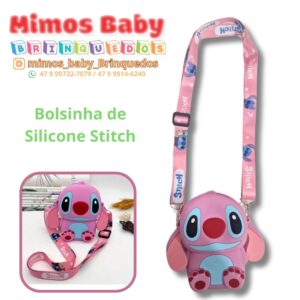 Bolsinha de Silicone Menina Porta Moeda