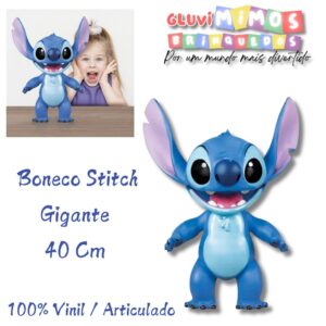Boneco Stitch Gigante  40 Cm  100% Vinil / Articulado