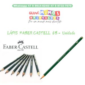 LÁPIS  FABER CASTELL  6B -  Unidade