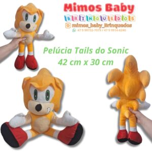 Pelúcia Personagem   42 cm x 30 cm Amarelo