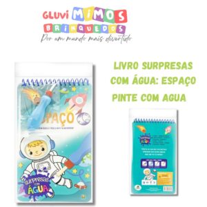 Livro Surpresas com Água: Espaço Pinte com agua