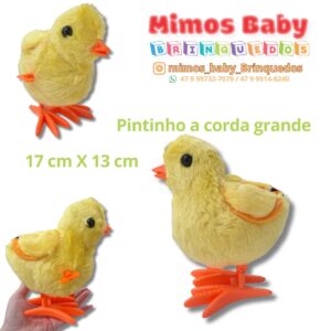 Pintinho a corda grande 17 cm X 13 cm