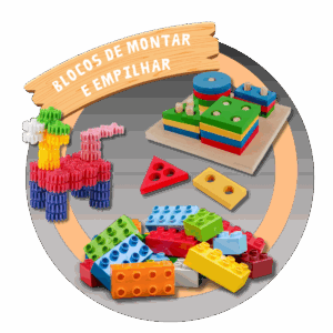 Blocos de Montar - Encaixar - Empilhar
