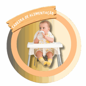 Cadeira de Alimentação para Bebê