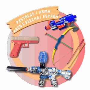 Pistolas / Arma /Arco e Flecha/ Espada e mais