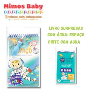 Livro Surpresas com Água: Espaço Pinte com agua