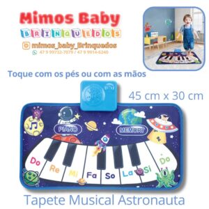 Tapete Musical Astronauta 45 cm x 30 cm