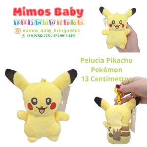 Pelucia com Chaveiro Personagem