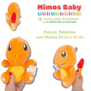 Pelucia Personagem  com Musica 20 cm x 15 cm