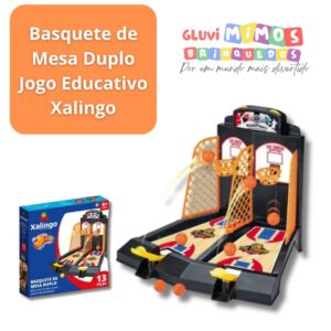 Basquete de Mesa Duplo  Jogo Educativo  Xalingo