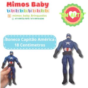 Boneco Personagem Heroi 18 Centimetros