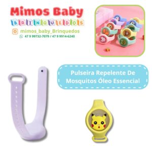 Pulseira Repelente De Mosquitos Óleo Essencial