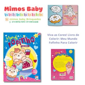 Viva as Cores! Livro de Colorir: Meu Mundo Fofinho Para Colorir