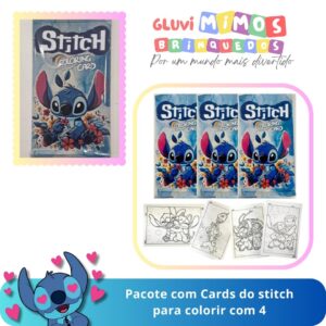 Pacote com Cards  para colorir com 4
