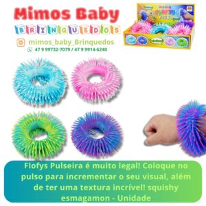 A Mania Flofys Pulseira squishy esmagamon - Unidade