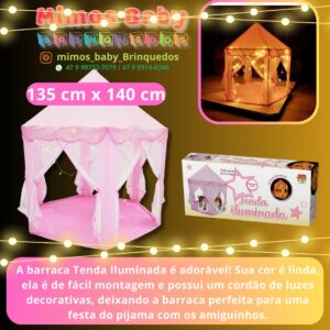 Barraca Tenda Iluminada 135 cm x 140 cm