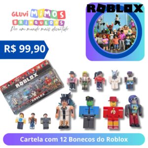 Cartela com 12 Bonecos, Personagem
