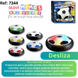 Disco Ball DM SPORTS - Hover Ball com luzes, Desliza