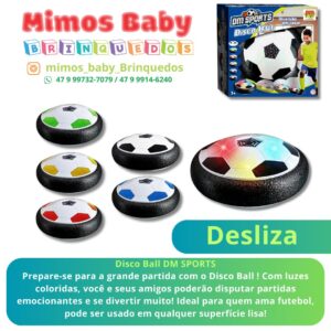 Disco Ball DM SPORTS - Hover Ball com luzes, Desliza
