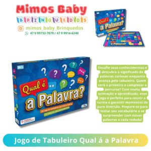 Jogo de Tabuleiro Qual á a Palavra