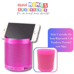 Mini Caixinha De Som Bluetooth Usb Pendrive Portátil 10w Mp3