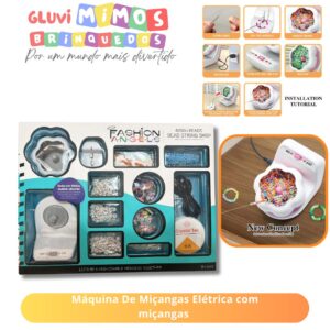 Máquina De Miçangas Elétrica com miçangas