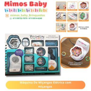 Máquina De Miçangas Elétrica com miçangas