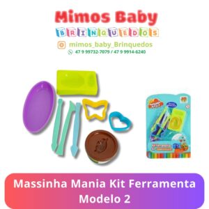 Massinha Mania Kit Ferramenta Modelo 2