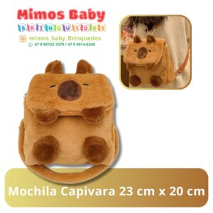 Mochila Capivara 23 cm x 20 cm