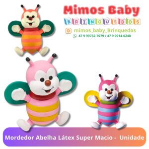 Mordedor Abelha Látex Super Macio -  Unidade