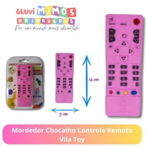 Mordedor Chocalho Controle Remoto Vila Toy