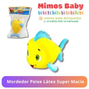 Mordedor Peixe Látex Super Macio