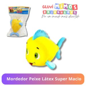 Mordedor Peixe Látex Super Macio
